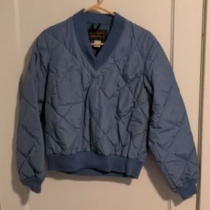 Vintage Eddie Bauer V-neck Down Puffy Popover